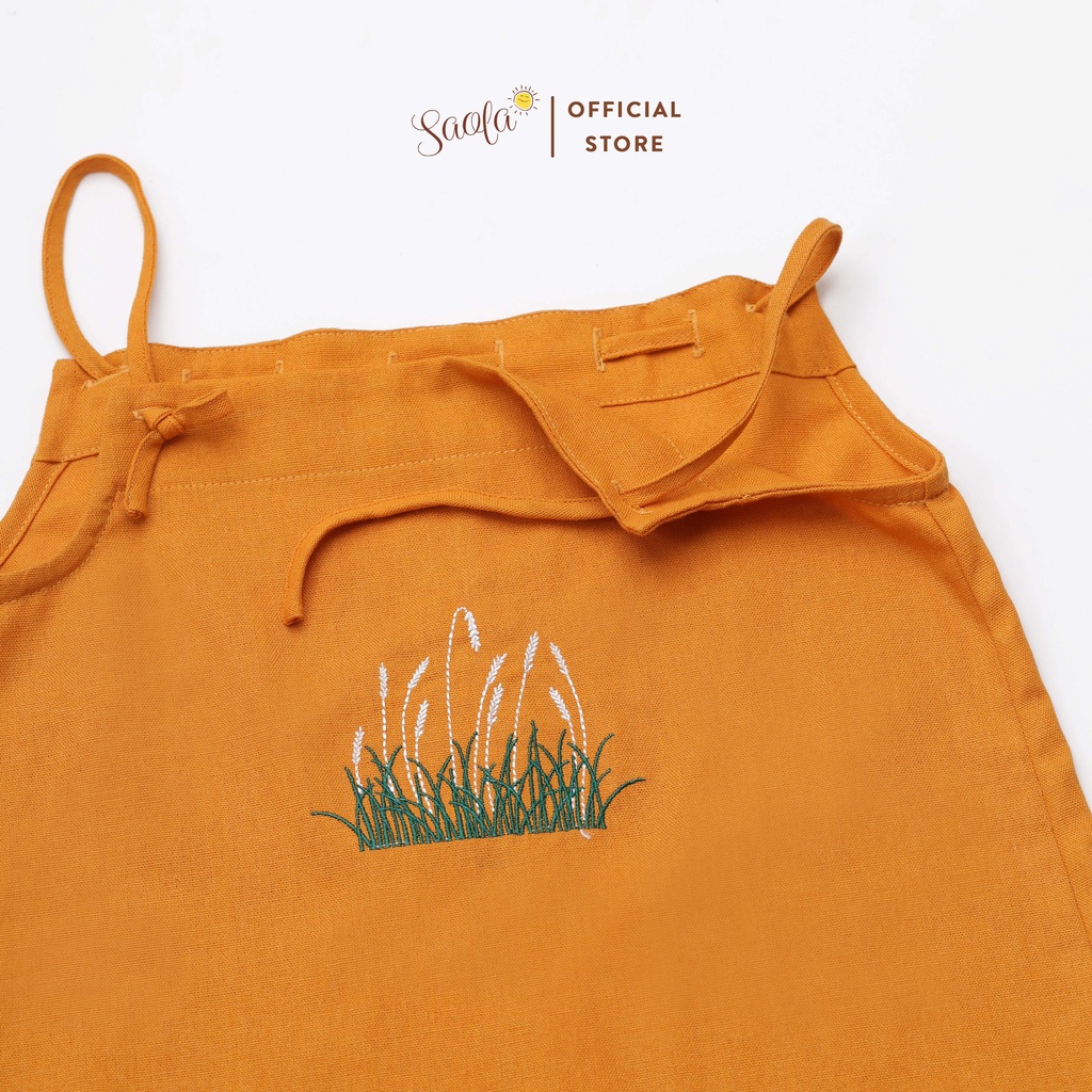 Váy Bé Gái Maxi Mùa Hè Thêu Hoa - MIA DRESS - DRL010 - SAOLA KIDS CLOTHING