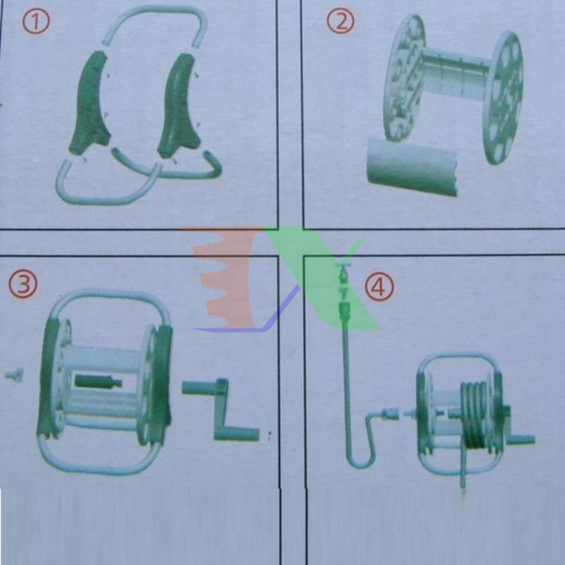 Bộ cuộn ống tưới, Bộ khung lô cuốn dây tưới AK-801, lô cuốn dây