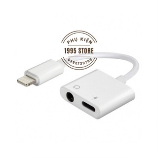 [LOẠI 1] Jack Cáp Chuyển Cổng Lightning 2in1 MH030 Ra Cổng Sạc Và Tai Nghe 3.5mm Phụ Kiện 1995