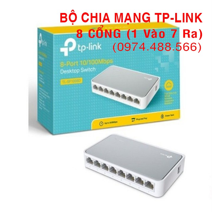 Bộ chia mạng TP Link Switch 8-Port 10/100Mbps