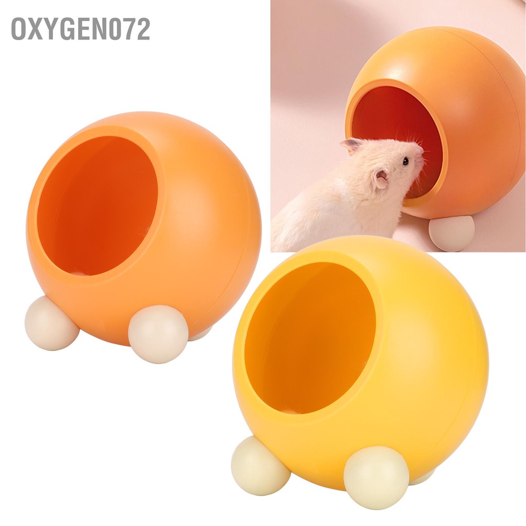 Oxygen072 Lồng chuột Hamster House Dễ thương Semi Kèm theo Không mùi Thoải mái Ngủ Nơi ẩn náu cho Gấu vàng