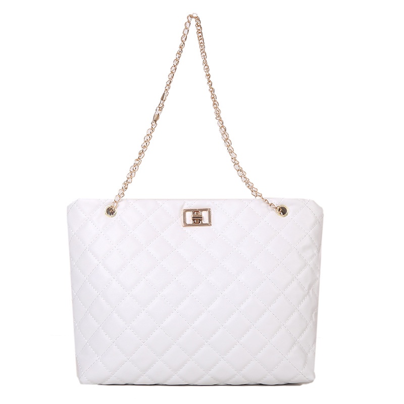 Túi Xách Thêu Họa Tiết Hình Thoi Đơn Giản Thời Trang Cho Nữ