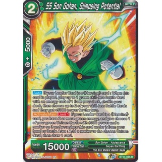 Thẻ bài Dragonball - TCG - SS Son Gohan, Glimpsing Potential / BT14-065'