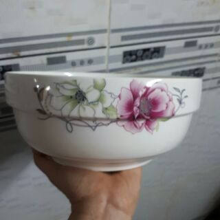 Tô sứ in hoa 20 cm