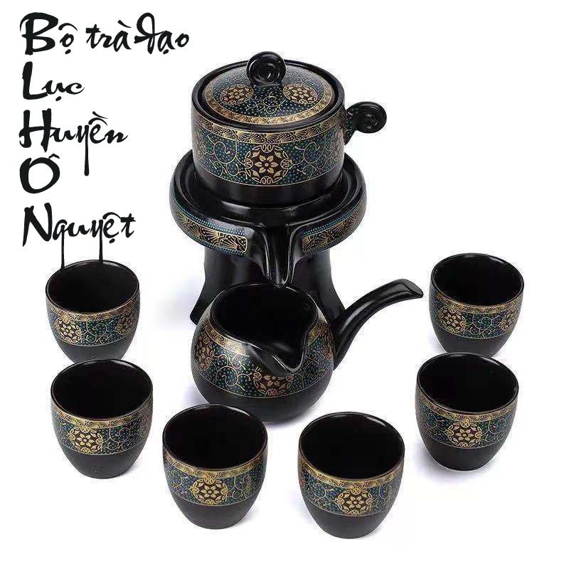 ⚡ GIÁ RẺ NHẤT SHOPEE ⚡ Bộ ấm trà cối xay làm bằng gốm sứ cao cấp, lịch sự - Tặng kèm hộp và túi quà sang trọng