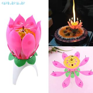 Đèn cầy hình bông hoa sen hát mừng sinh nhật ngộ nghĩnh