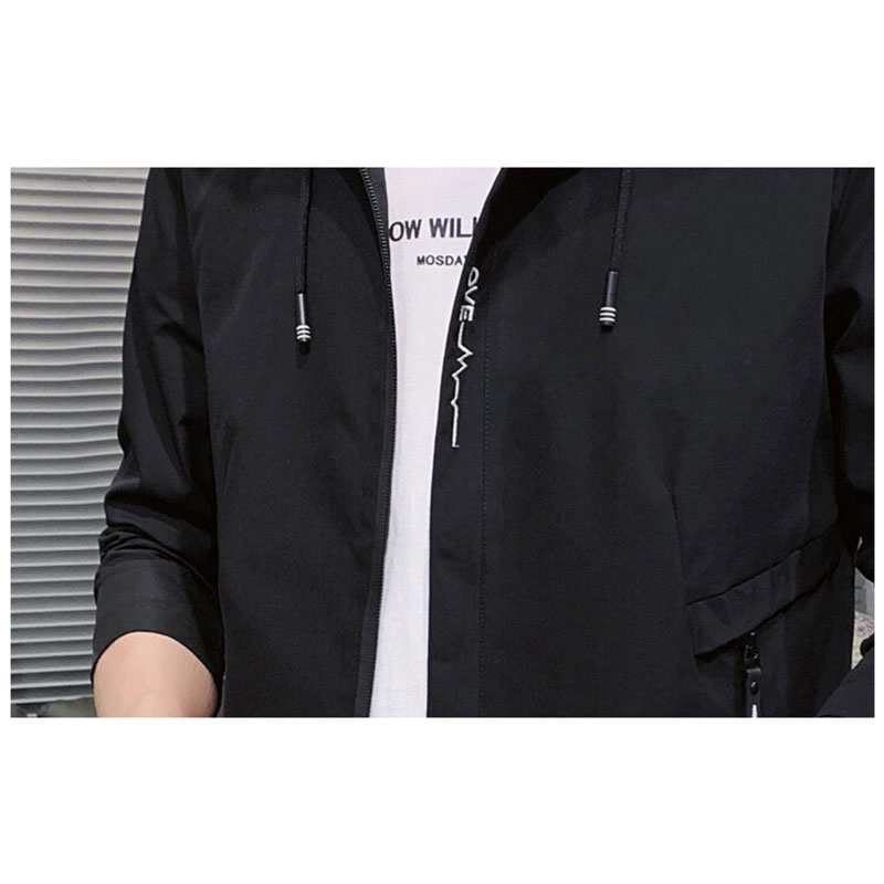 Áo Khoác Hoodie Dáng Rộng Phong Cách Thời Trang Hàn Quốc Cho Nam Giới