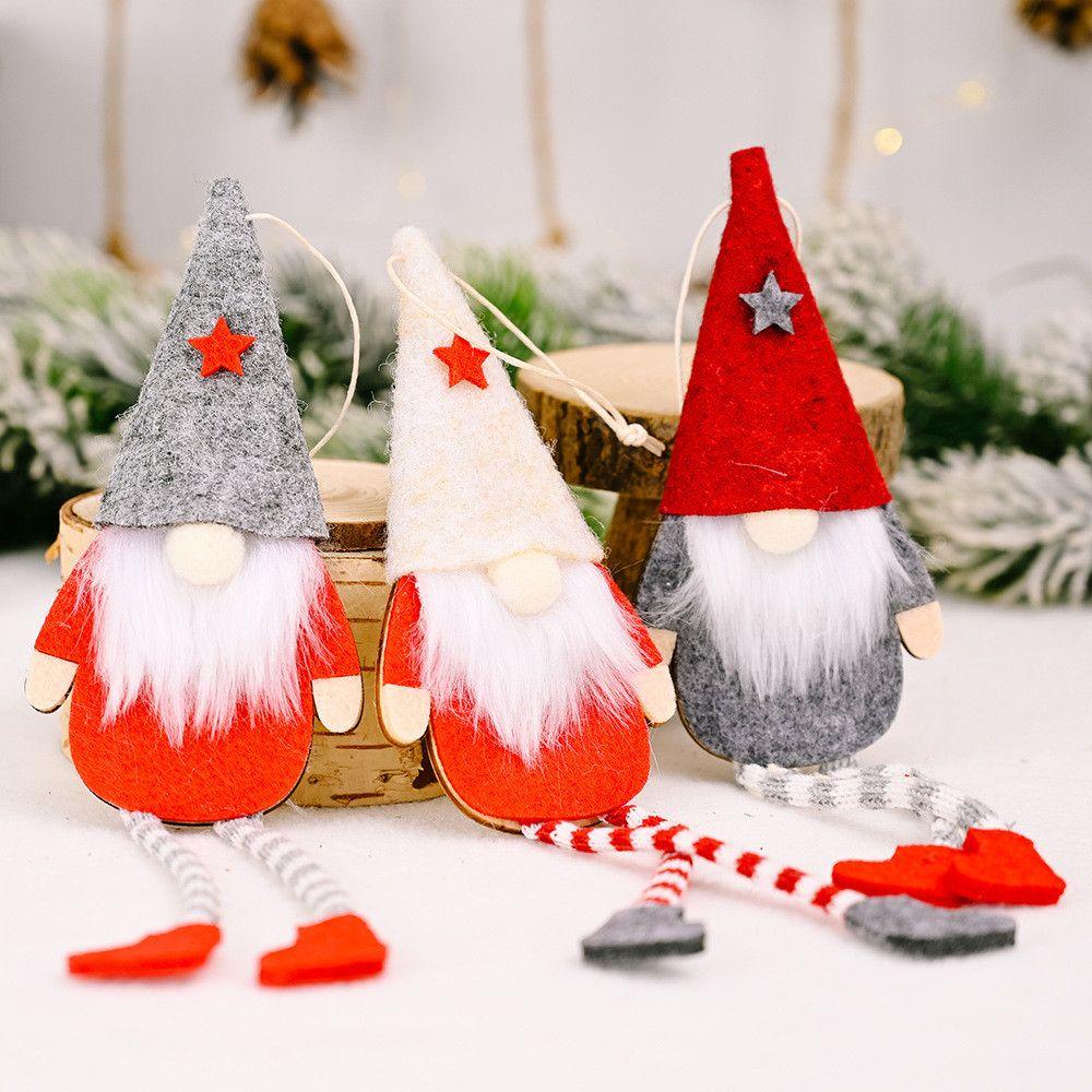 Búp Bê Treo Trang Trí Cây Thông Hình Ông Già Noel DIY