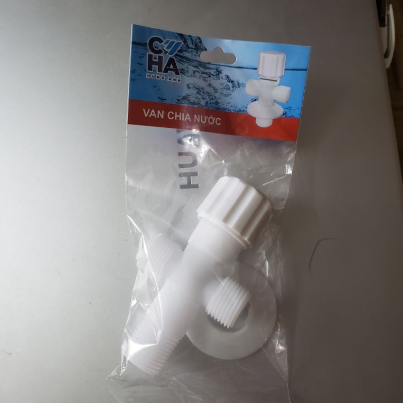 Tê Chia Có Van Khóa Nước Ren 21