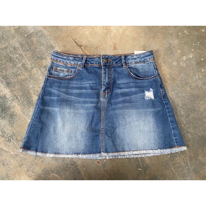 Chân váy jean Zara hàng xuất xịn