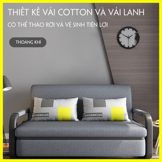 GIƯỜNG SOFA GẬP GỌN CÓ NGĂN CHỨA ĐỒ, GHẾ SOFA ĐA NANG, GIƯỜNG THÔNG MINH ,NẸM XƠ DỪA KT1m58x1m9 -TOPSKY