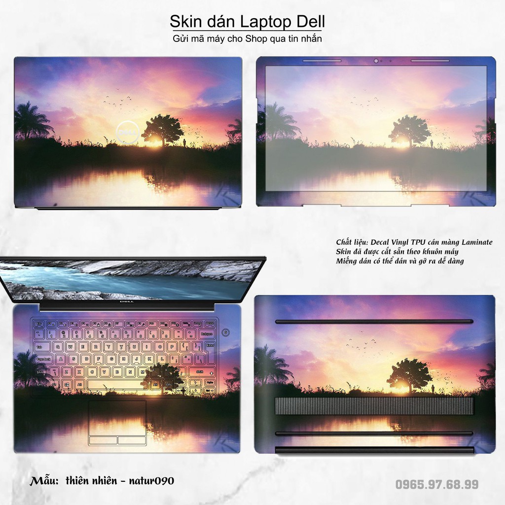 Skin dán Laptop Dell in hình thiên nhiên _nhiều mẫu 5 (inbox mã máy cho Shop)