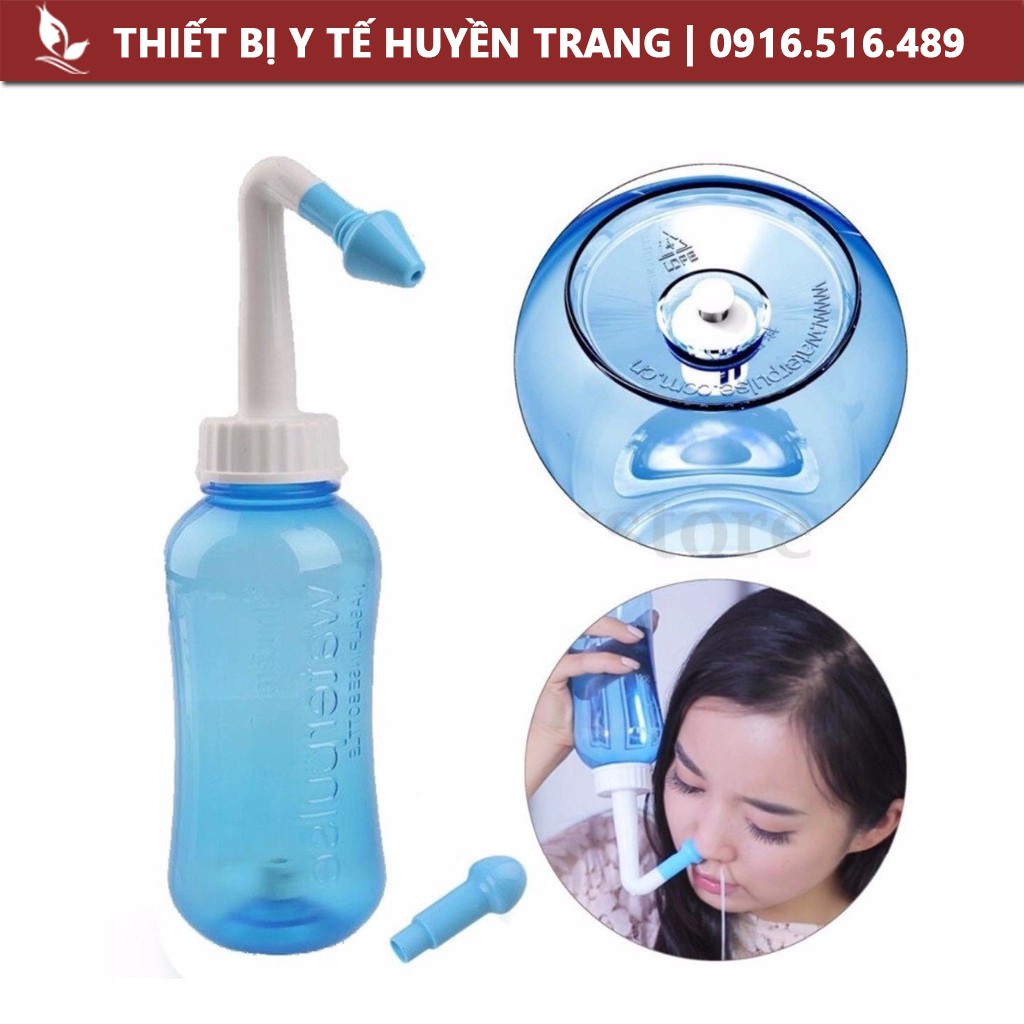 Bình Vệ Sinh Mũi Waterpulse 300ml 500ml Làm Sạch Mũi, Ngăn Ngừa Viêm Xoang, Viêm Mũi, Chống Dịch Cho Trẻ Em &amp; Người Lớn