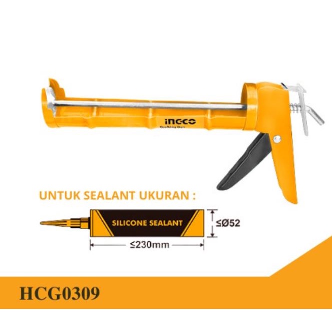 ĐỒ NGHỀ INGCO Súng bơm silicon HCG0309 (Cam kết Chính Hãng 100%)