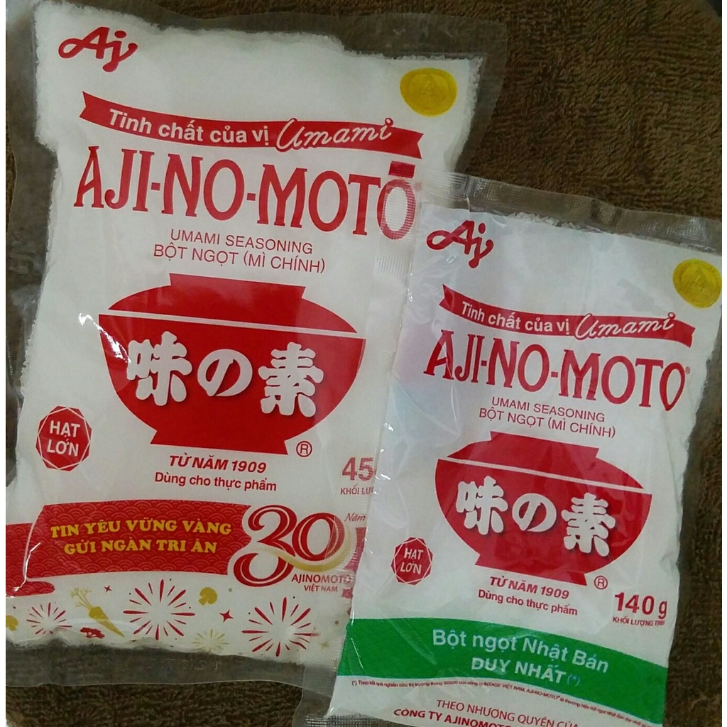 Hạt nêm Aji-ngon 400g/ 900g - Bột ngọt  Ajinomoto gói 454g/ 140g