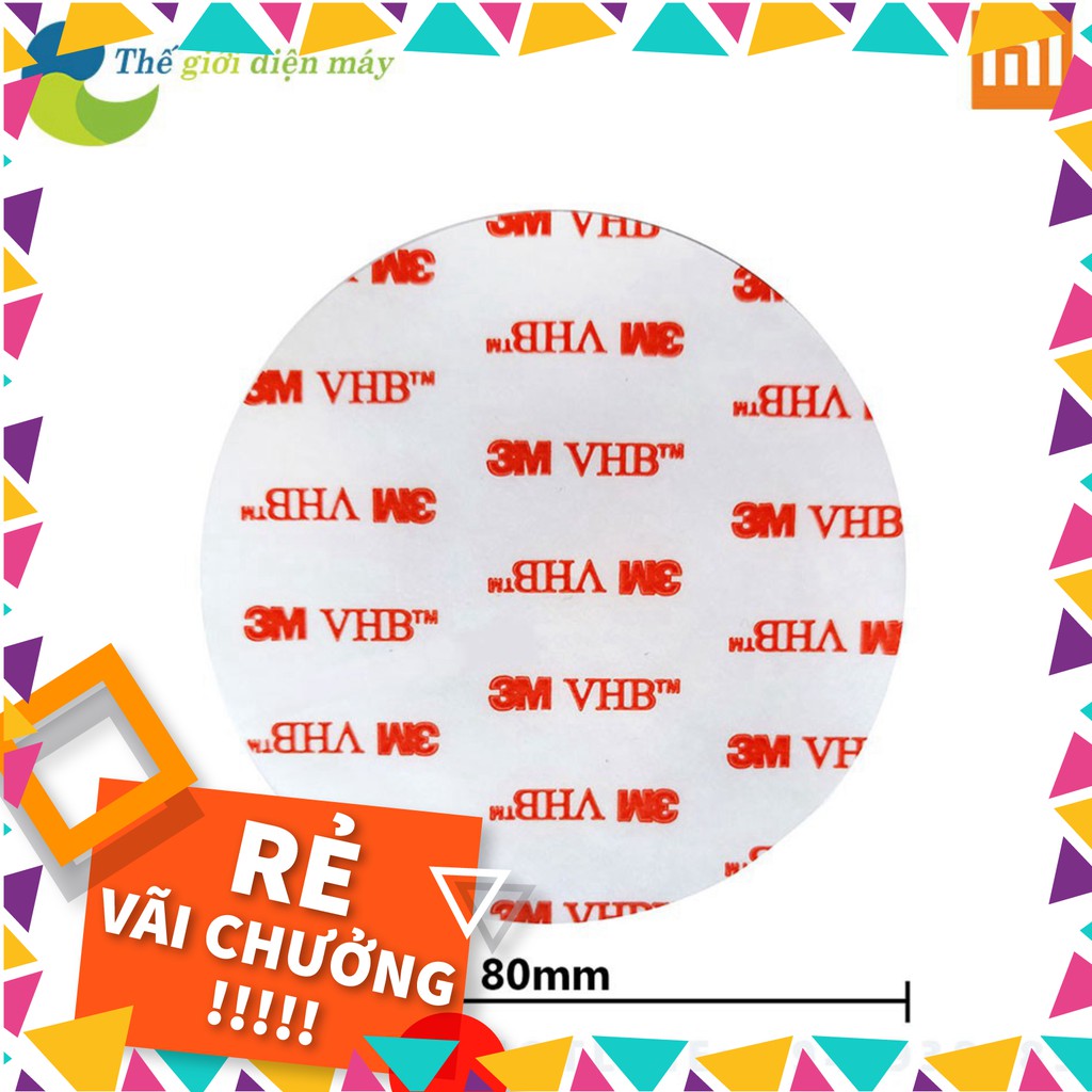 [SALE] Miếng dán 2 mặt 3M VHB/ Keo dính liên kết 2 mặt Đường kính 5cm- Thế Giới Điện Máy .