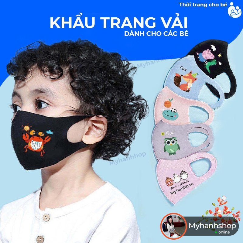 khẩu trang xuất Nhật vải su xốp ép dày dặn mềm mại cho bé | BigBuy360 - bigbuy360.vn