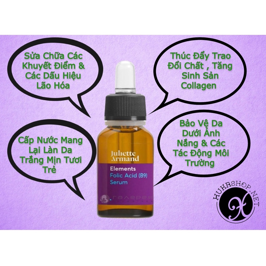 Tinh chất làm dịu và phục hồi da Serum B9 Juliette Armand Elements Folic Acid B9 20ML / 55ML