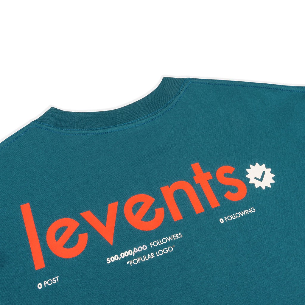 Áo Thun Levents Popular Logo Tee/ Dark Teal