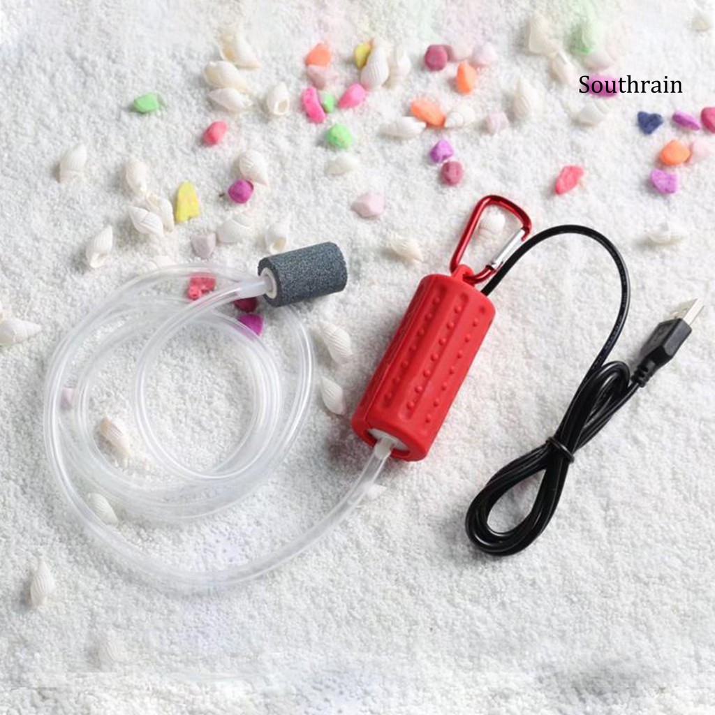 (Hàng Mới Về) Máy Bơm Oxy Cho Bể Cá Tiết Kiệm Năng Lượng Bằng Silicon