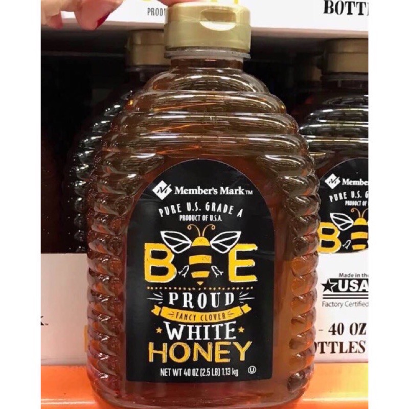 MẬT ONG MEMBER’S MART BEE PROUD CLOVER HONEY 1,13 KG - Mỹ