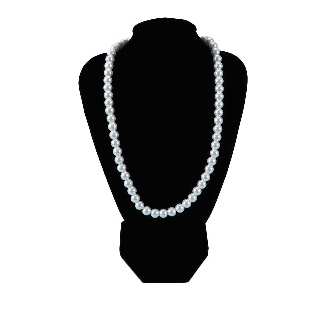 MXMUSTY Vòng cổ ngọc trai trắng 7-8mm thời trang cho nữ