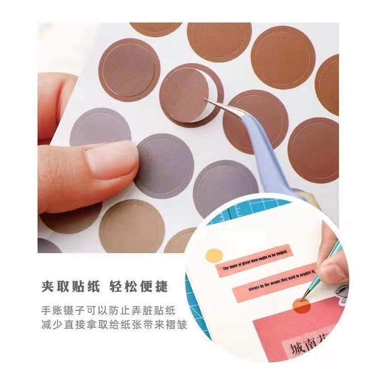 Nhíp Gắp Sổ Tay Bằng Thép Không Gỉ Màu Sắc Ngọt Ngào