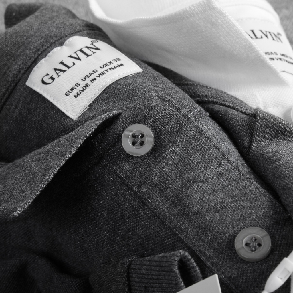 Áo polo nam Galvin piqué Basic cotton cá sấu co giãn chuẩn form tay ngắn cổ bẻ PLGV7 - Leo Vatino | BigBuy360 - bigbuy360.vn