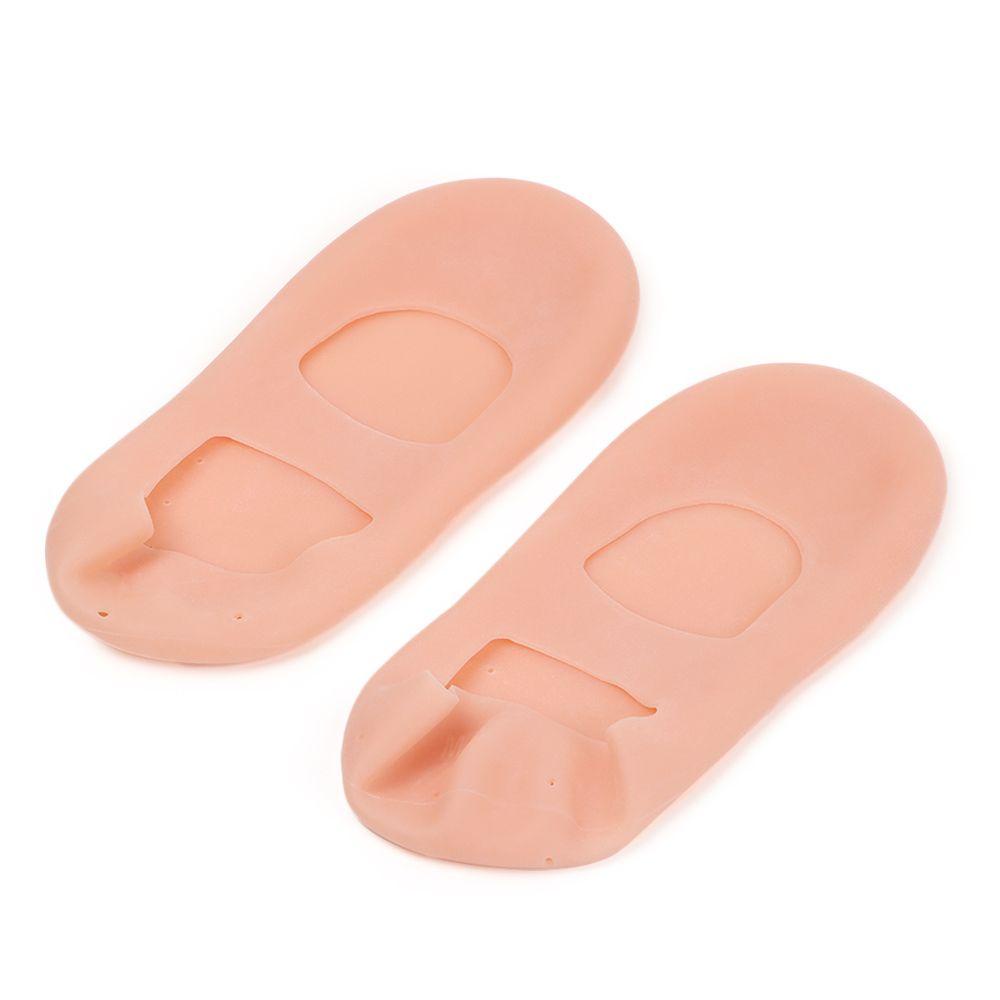 NIUYOU Vớ Gel Lót Giày Mềm Mại Chăm Sóc Da Chống Nứt Nẻ Có Lỗ Xỏ Ngón Tiện Dụng