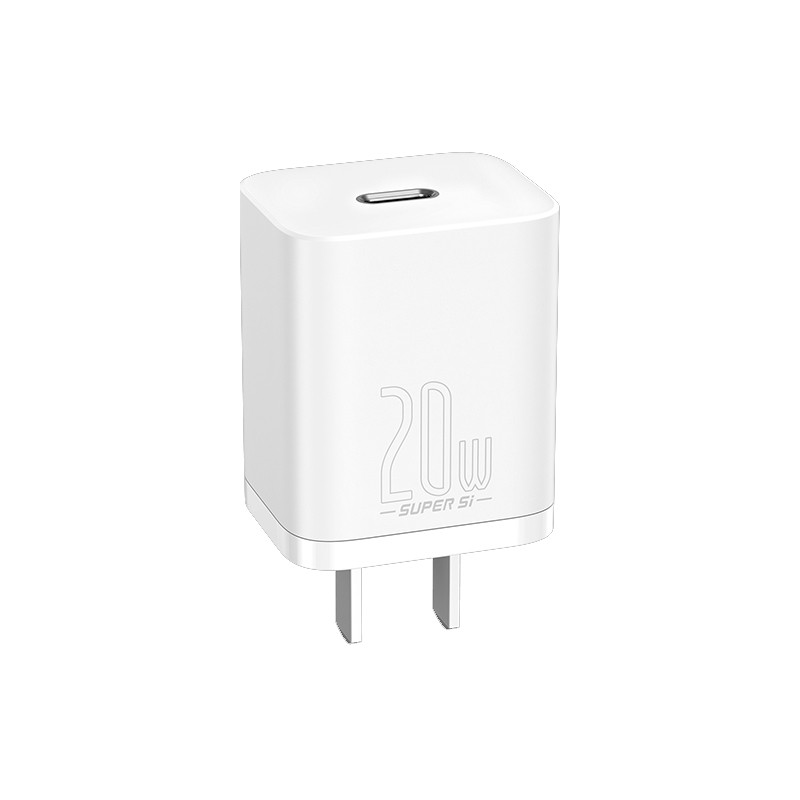 Củ Sạc BASEUS Mini 20W Super Si Sạc Nhanh dùng cho iPhone 12 iPad Xiaomi OPPO Vivo Vinsmart Huawei