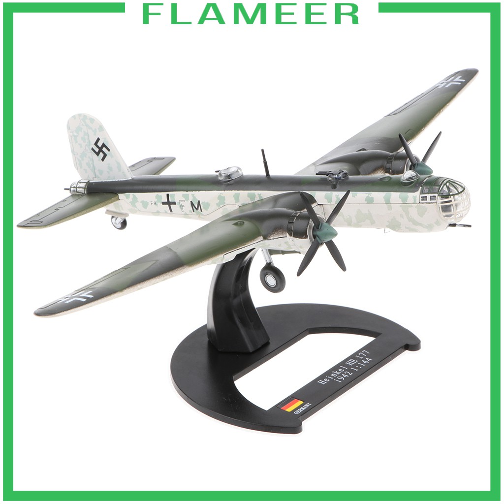 Mô Hình Máy Bay Ném Bom Đức Heinkel He 177 WWII Tỉ Lệ 1 / 144