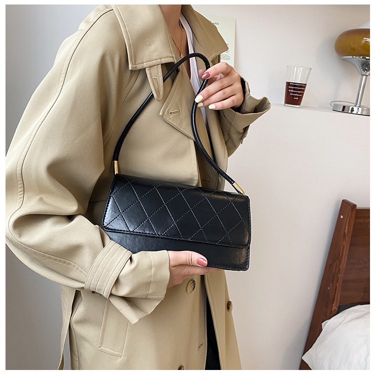 Túi xách nữ, túi đeo vai da trần họa tiết đơn giản thời trang Little_Lisa_Store 636