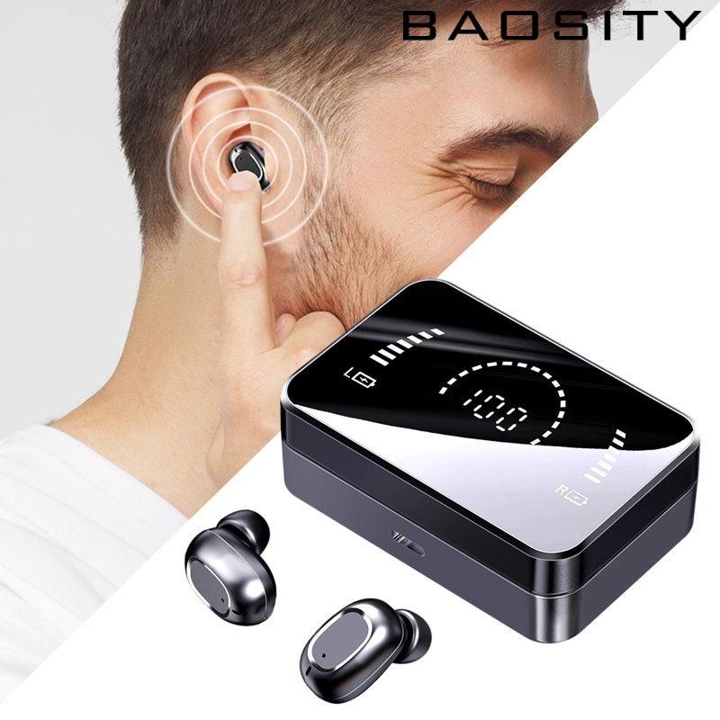 [BAOSITY]Sports Headphone Touch Control Bluetooth Wireless Earphones With Microphone