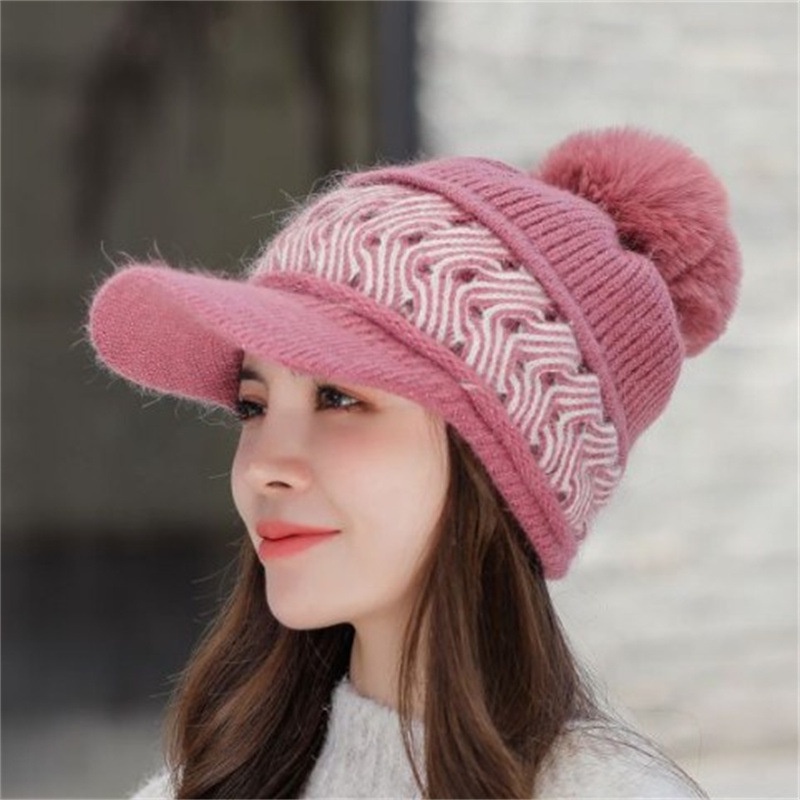 Cute Korean style autumn and winter hats for women
