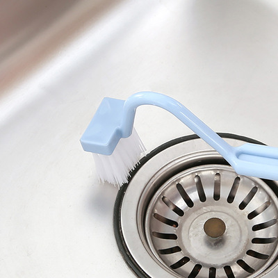 Bàn chải chà bồn cầu, nhà tắm nhà bếp cán cong Nhật Bản