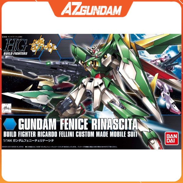 Mô Hình Lắp Ráp HGBF Gundam Fenice Rinascita Series Build Fighter Tỉ Lệ 1/144