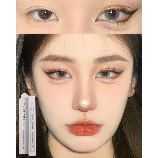 Bút kẻ mắt nước KARADIUM Waterproof Brush Liner - BLACK
