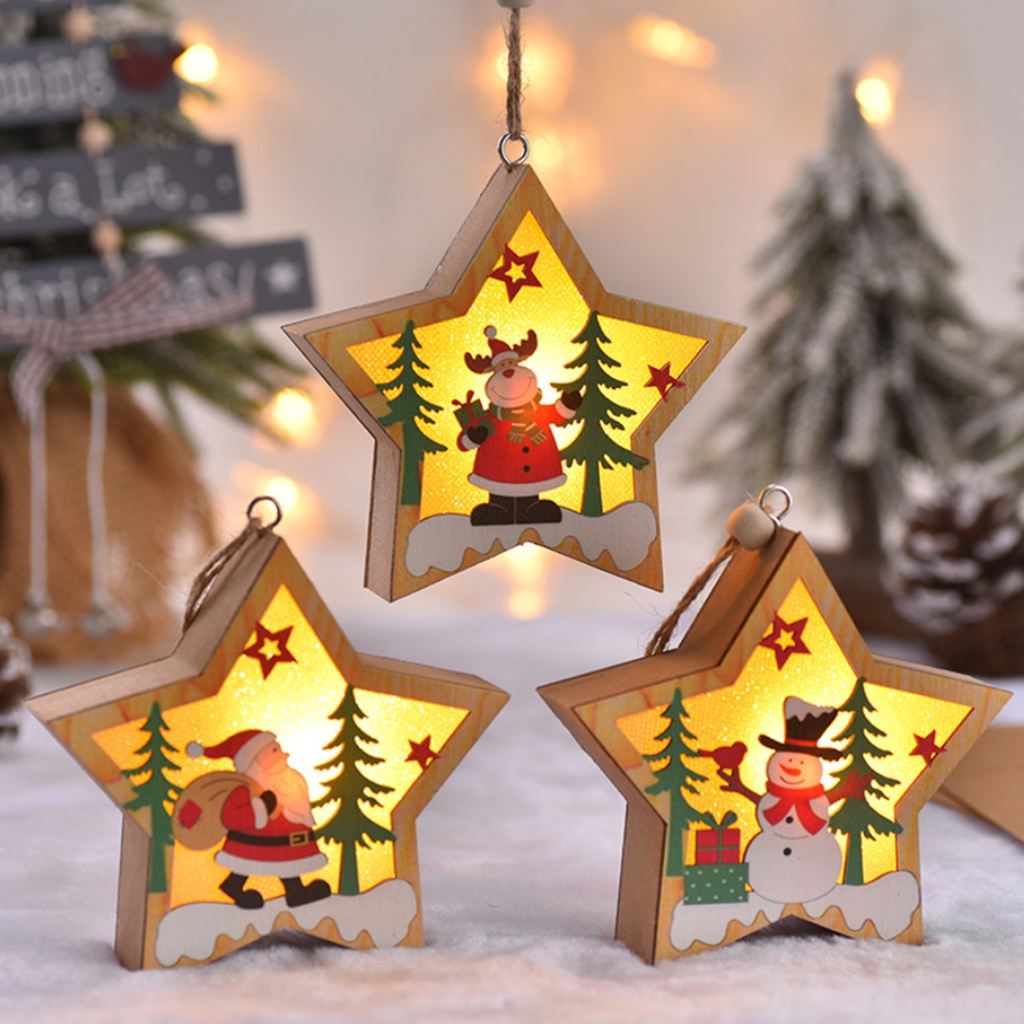 Surpr Đèn LED Treo Trang Trí Giáng Sinh Tiết Kiệm Năng Lượng