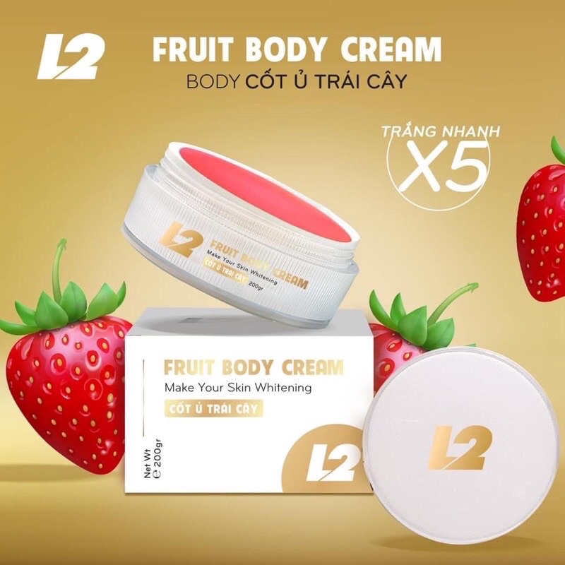 Kem body cốt ủ trái cây