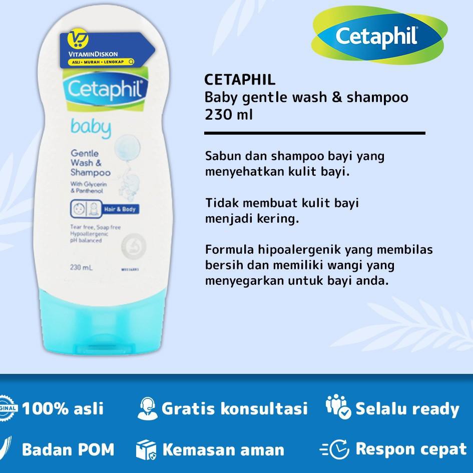 CETAPHIL (Hàng Mới Về) Xà Phòng Gội Đầu Cho Bé 22ma0cb 230 ml