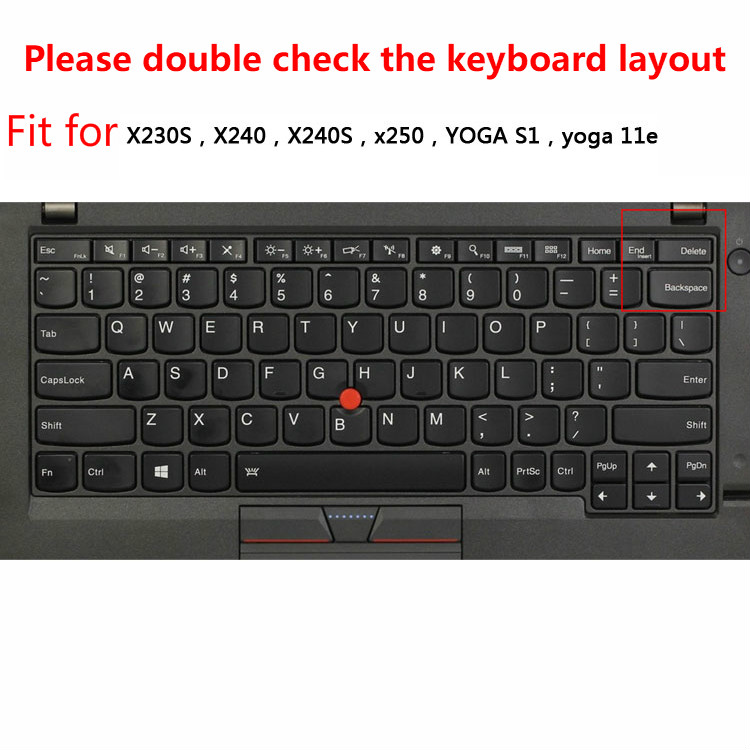 Miếng Dán Bảo Vệ Bàn Phím Bằng Silicon Siêu Mỏng Mạnh Mẽ Cho Thinkpad X270 X250 X260 12.5inch