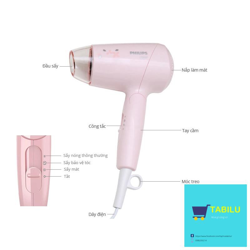 Máy sấy tóc Philips BHC010/00  - Hàng chính hãng