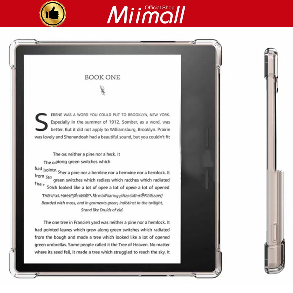 Miimall Ốp Lưng Trong Suốt Chống Trượt Cho Kindle Oasis 2 2017/Oasis 2019 Case