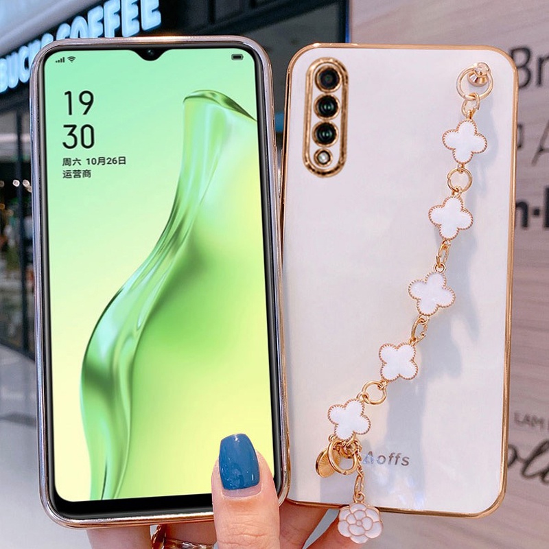 Ôp Điện Thoại Silicon Dẻo Lấp Lánh Kèm Dây Đeo & Vòng Tay Cho samsung galaxy a50 a50s a30s a70 a30 a20 a10 a10s a20s