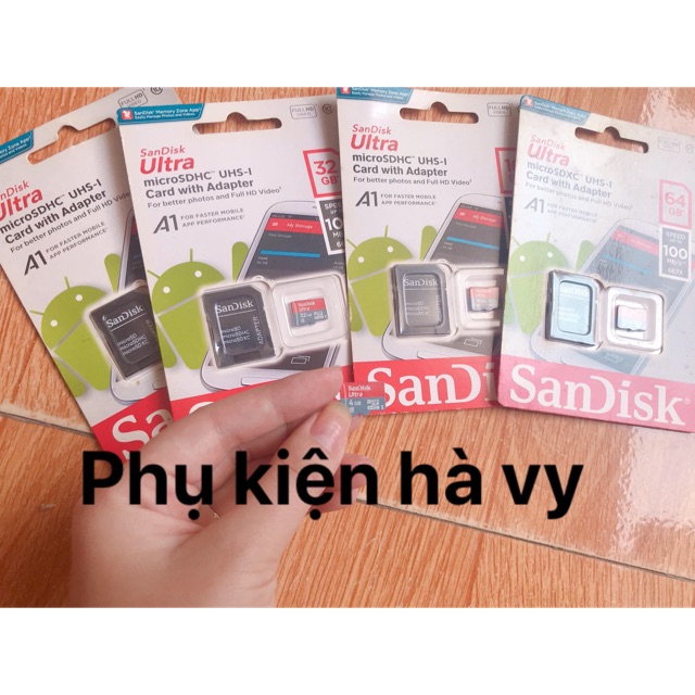 [Free ship 50k] thẻ nhớ kèm áo thẻ 4gb/8gb/16gb/32gb/64gb