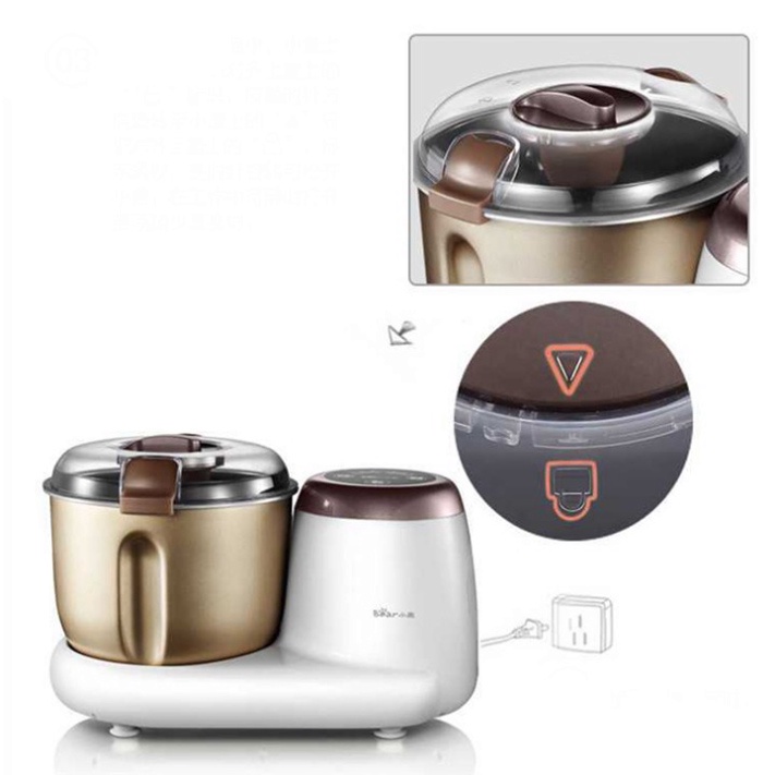 Máy làm bánh mì, trộn bột hàng nhập khẩu Chính hãng Bear HMJ-A35A1