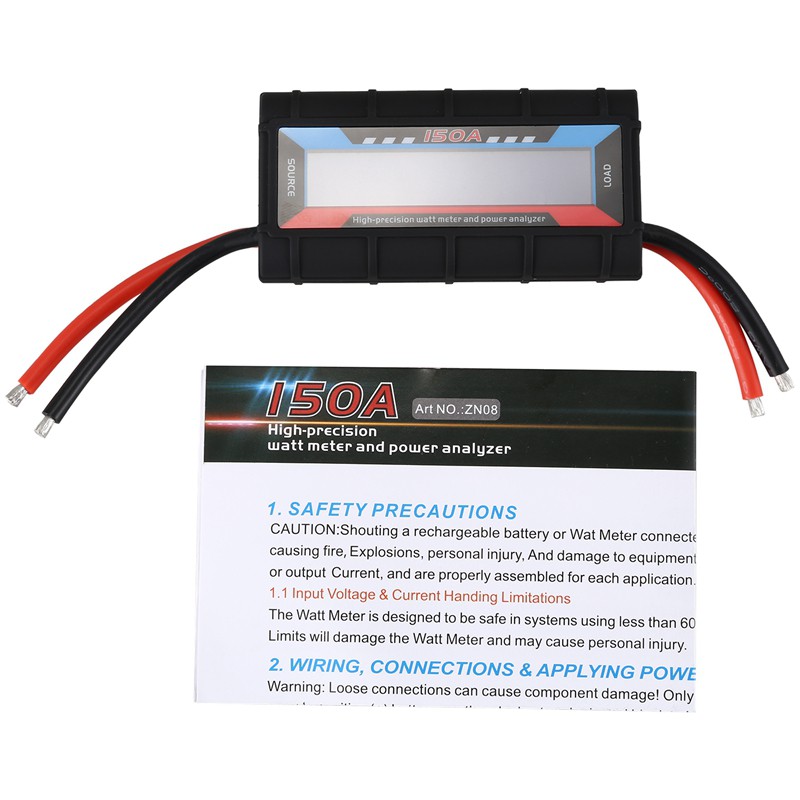 Thiết bị phân tích năng lượng FT08 RC 150A tích hợp LCD