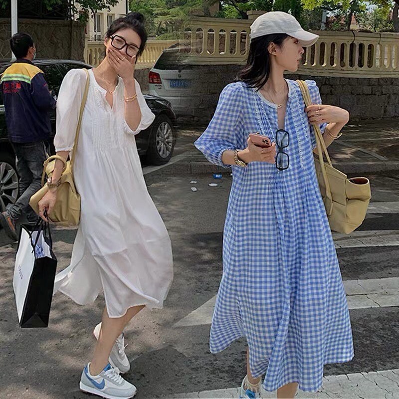 Đầm thụng oversize