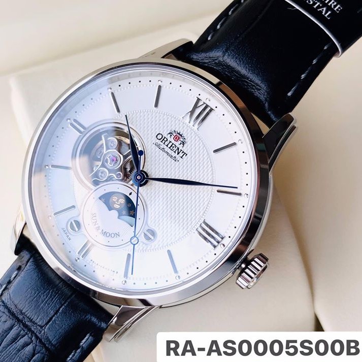 ĐỒNG HỒ NAM ORIENT SUN & MOON RA-AS0005S00B CHÍNH HÃNG