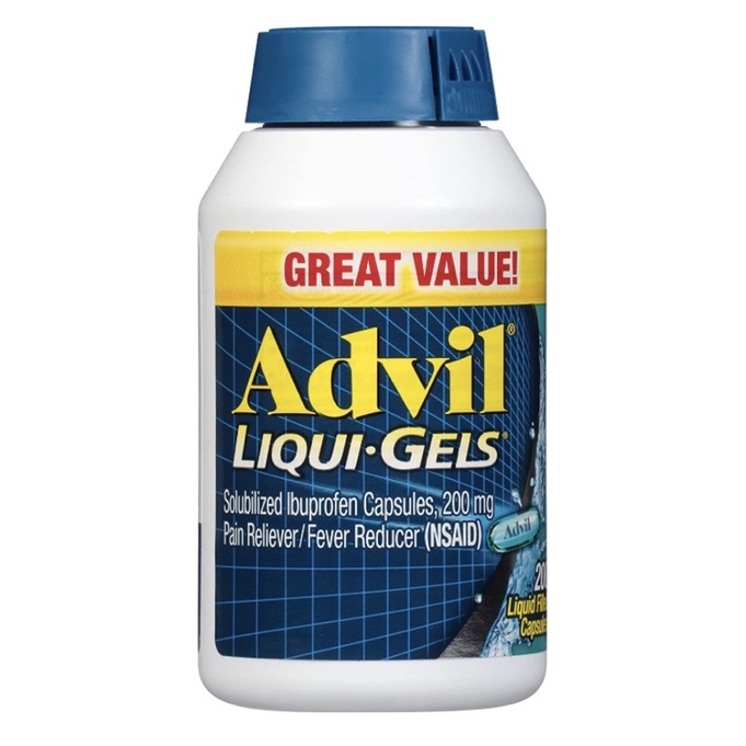 [Date 2023] Viên uống ᴀᴅᴠɪʟ 200mg, viên màu đỏ